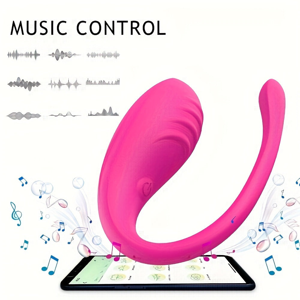 1pc Wireless Vibrating Egg, Long-Range Control Via App, Rechargeable Via USB, Silicone Stimulator For Women And Couples, Kegel Exercise Toy