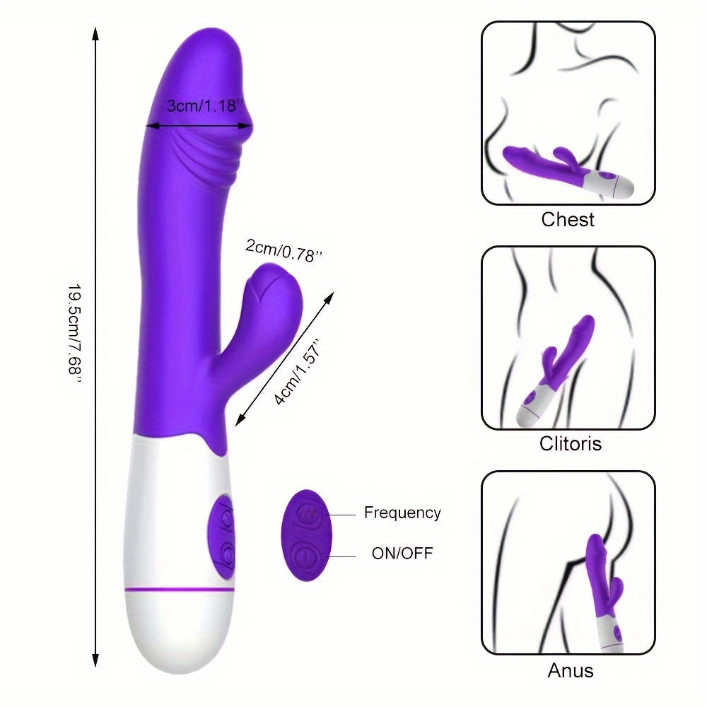 Rabbit Vibrator Dildo G-Spot Massager 20 Speeds Sex Toys For Men Women Couples