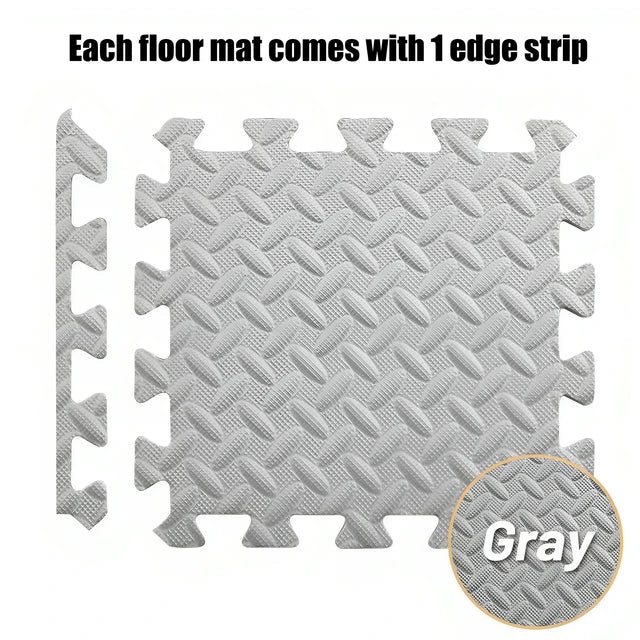 16 Pcs Puzzle Fitness Mat Sport Mats, Eva Interlocking Foam Floor Tiles for Gym, For Storage Items On