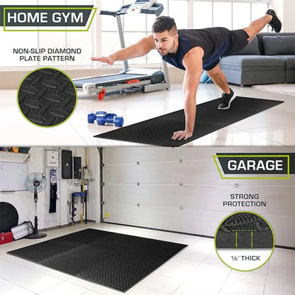 16 Pcs Puzzle Fitness Mat Sport Mats, Eva Interlocking Foam Floor Tiles for Gym, For Storage Items On
