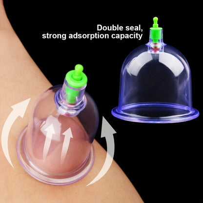 10PCS Beauty And Personal Care Tools And Accessories Vacuum Cupping Sets With Pumping Gun Suction Cups Back Massage Body Cup Detox Anti Cellulite Therapy Cans Healthy Care Jars