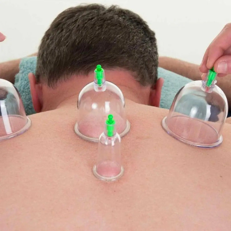 10PCS Beauty And Personal Care Tools And Accessories Vacuum Cupping Sets With Pumping Gun Suction Cups Back Massage Body Cup Detox Anti Cellulite Therapy Cans Healthy Care Jars