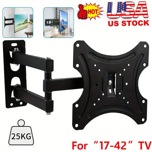 FULL MOTION LCD LED TV WALL MOUNT BRACKET SWIVEL TILT 17 22 24 32 36 37 40 42