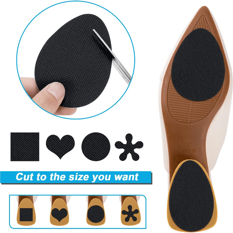 Heel Protector Pads | Non-Slip, Durable Rubber Cushions for Forefoot Comfort & Sole Protection | 20/30/50/60pcs