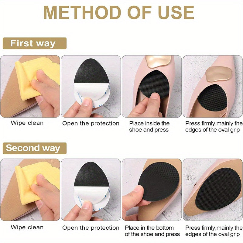 Heel Protector Pads | Non-Slip, Durable Rubber Cushions for Forefoot Comfort & Sole Protection | 20/30/50/60pcs