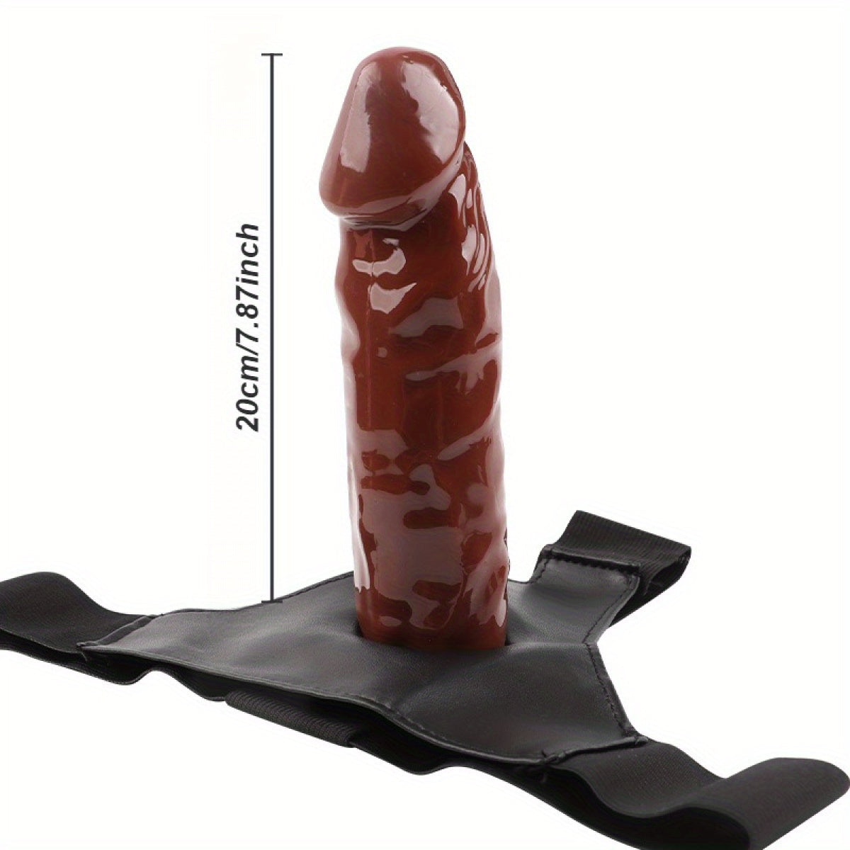 Versatile Silicone Dildo - Hollow, Wearable Design for Men & Women | No Battery Needed