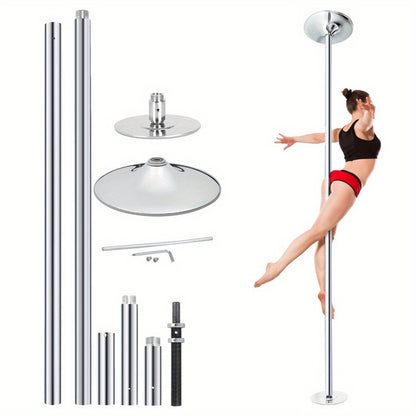 Dancing Pole Stripper Pole Spinning Static 45mm Dance Pole Kit for Exercise Club