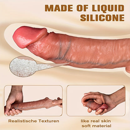 Reusable Silicone Delay Sleeve: Ultra-Soft Lifelike Texture for Added Length and Size - Available in Large and Small Sizes with Delay Function