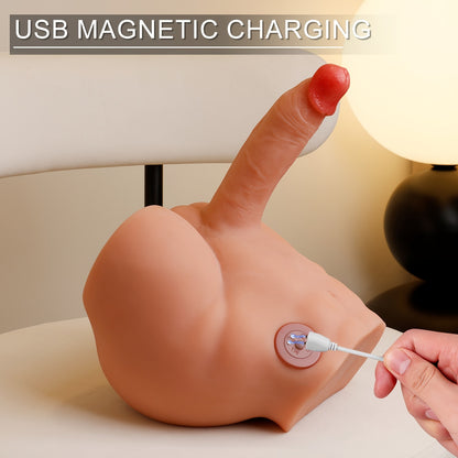 6.7Inches &9.58LB Simulated Penis, Female Masturbator, Electric Automatic Retractable Simulated Penis.