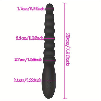 1pc Rechargeable Anal Ball Anal Vibrator with 10 Vibration Modes, G Spot Vagina Vibrator Anal Plug for Prostate Massage, Anal Beads for Men Women Couples SM Near Adults - High-Quality Sex Toys