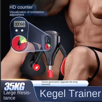 360 Degree Rotating Women Pelvic Floor Muscle Trainer Visual Adjustable Workout Equipment Men Inner Thigh Exerciser anti Slip