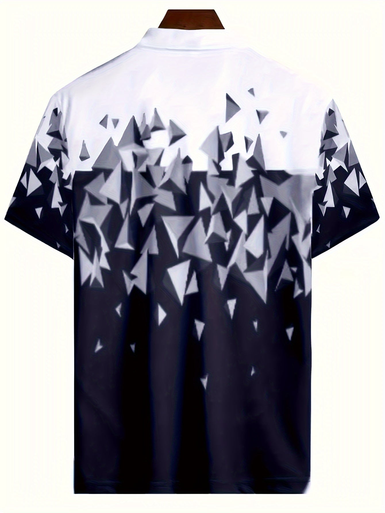 Men's Geometric Graphic Print Golf Shirt