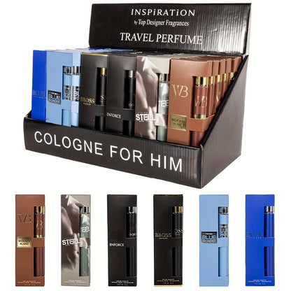 Men's Cologne 1.18oz Travel Perfume 35ml 6 Different Flavor In One Set