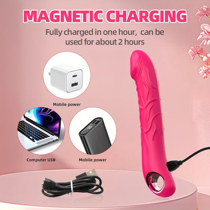 1pc Realistic penis female simulation stick masturbator telescopic massage stick G spot vibrator anal massage silicone electric masturbator adult sex toys sex toys