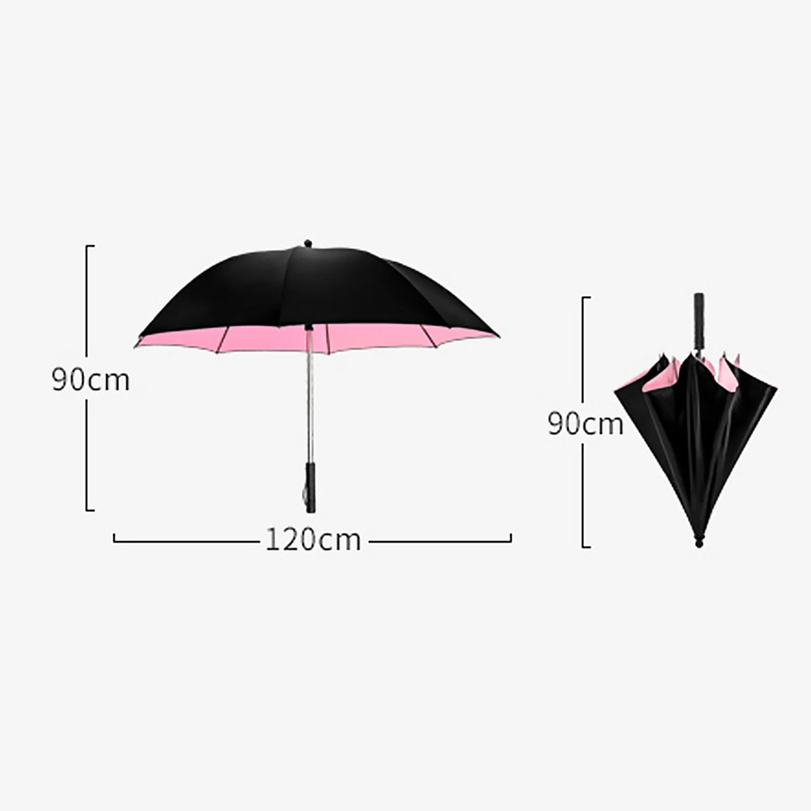 Portable Umbrella with Fan, UV Sun Umbrella, Safety Isolation Mesh, Super Wind Power, USB Rechargeable, 2600Mah