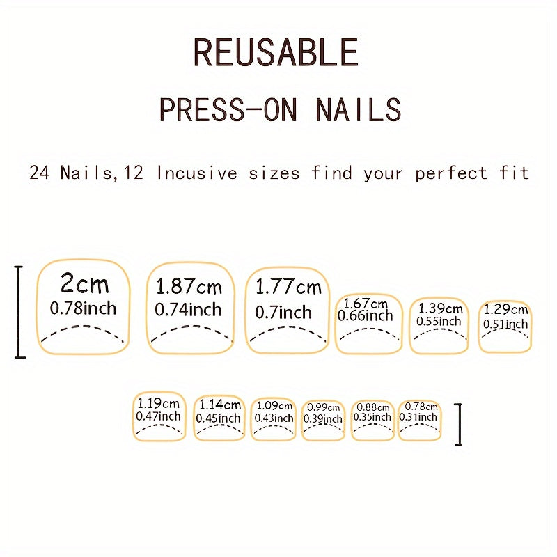 24pcs Glossy Summer Short Square Floral Press On Toenails, Pure Red Fake Toenails With Rhinestones Design