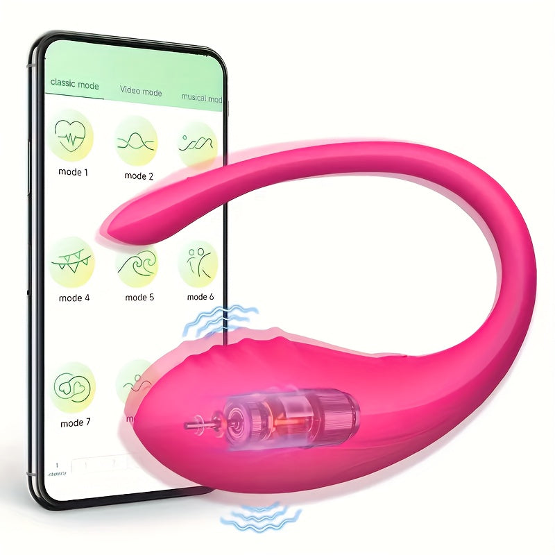 1pc Wireless Vibrating Egg, Long-Range Control Via App, Rechargeable Via USB, Silicone Stimulator For Women And Couples, Kegel Exercise Toy