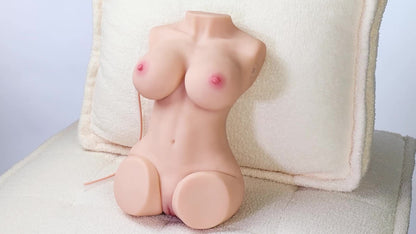 1PC/15LB Wendy 3-in-1 Bust Female Doll With Vibration Modes, 3D Realistic Texture, Realistic Vagina, open leg posture, Built-in Torso For Easy Use, Male Toys, USB Charging, Automatic Oral Male Masturbator