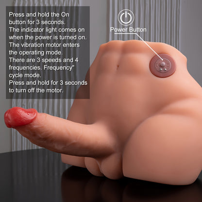 6.7Inches &9.58LB Simulated Penis, Female Masturbator, Electric Automatic Retractable Simulated Penis.