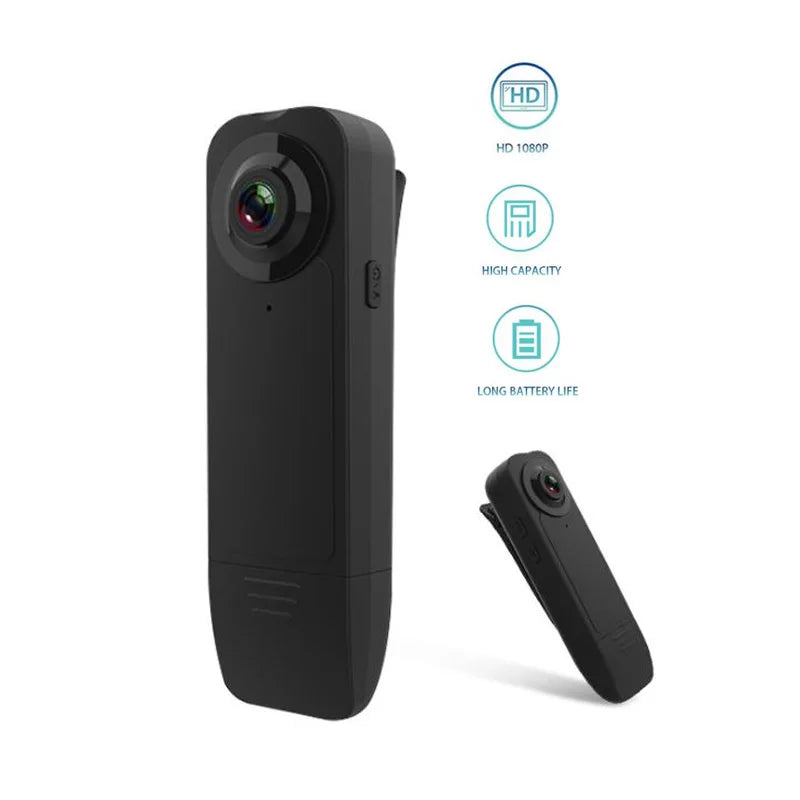 Mini Camcorder with 1080P Full-HD Wearable Micro Camera with Night Version Motion Detection™