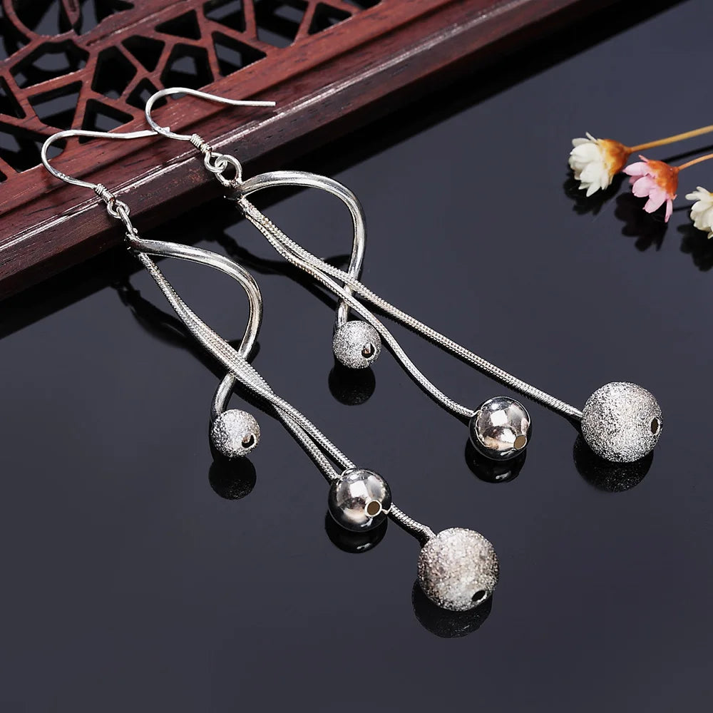 New Silver Color High Quality Fashion Elegant Earrings™