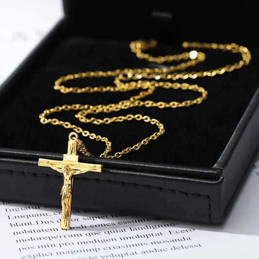 Christian Jesus Cross Necklace