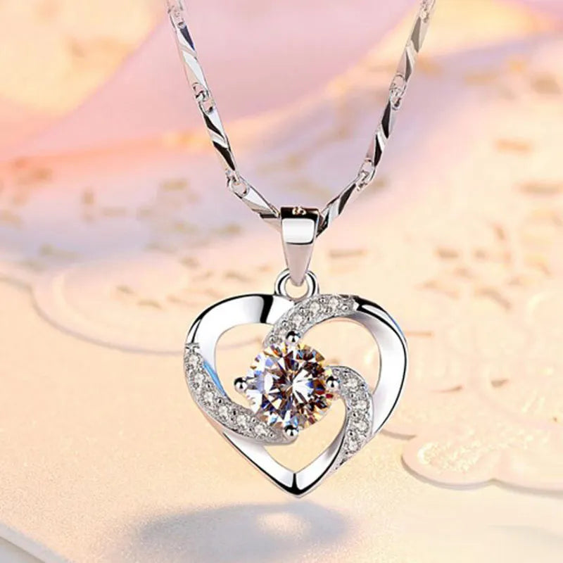 New Luxury Crystal CZ Heart Pendant™