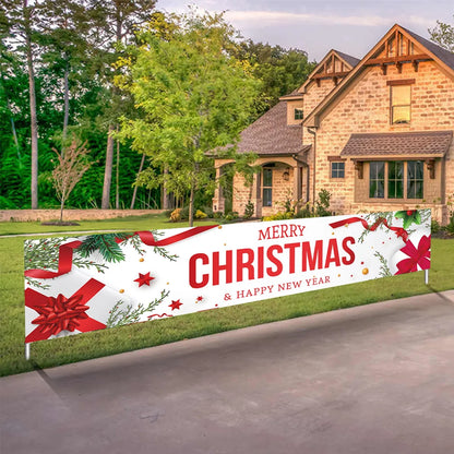 Merry Christmas Decorations Outdoor Banner™