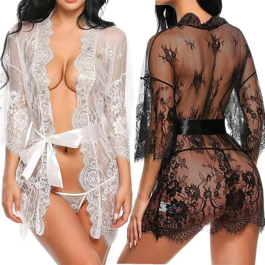 Lace Pajama Sexy Sleepwear Lingerie