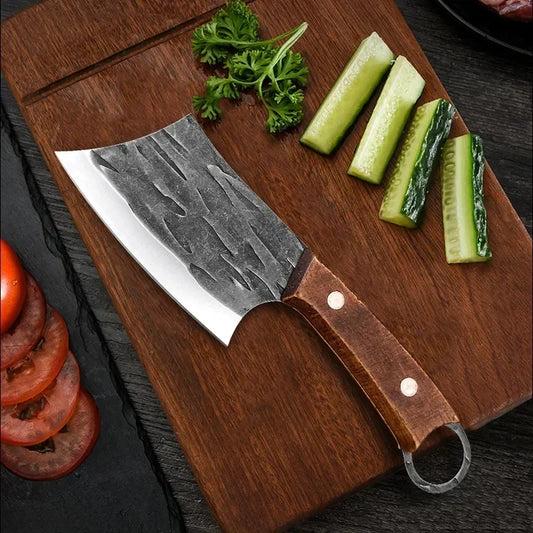 Kitchen Chef Knives Handmade Forged Boning Knife Meat Cleaver