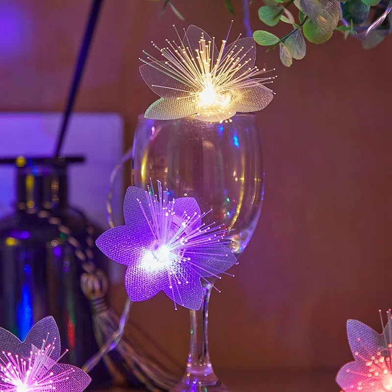 GlowVista™ - Fairy Light Artificial Flowers Decor