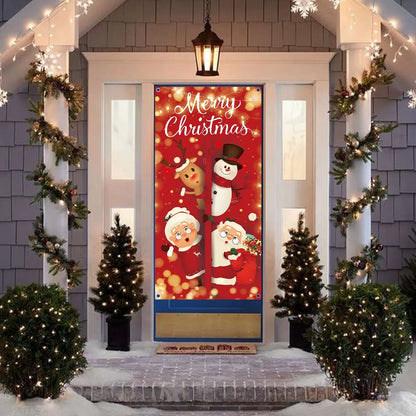 Santa Claus Door Banner Flag Merry Christmas Decorations™