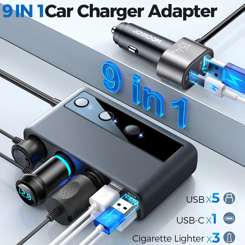 Charger Adapter PD 3 Socket Cigarette Lighter™