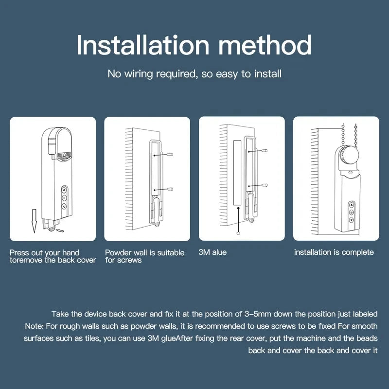 Smart Blind Motor Wifi Automatic Electric Roller Control Lifting Curtain Opening Closing Driver