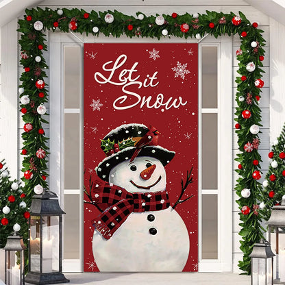 Santa Claus Door Banner Flag Merry Christmas Decorations™