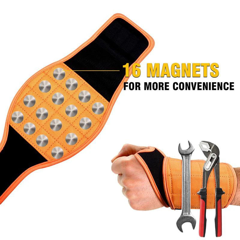 Adjustable Strong Magnetic Wristband Wrist For Screws Nails Nuts Bolts