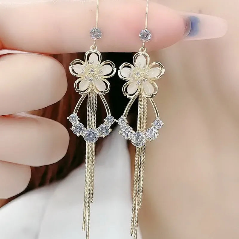 Exquisite Opal Flower Earrings™