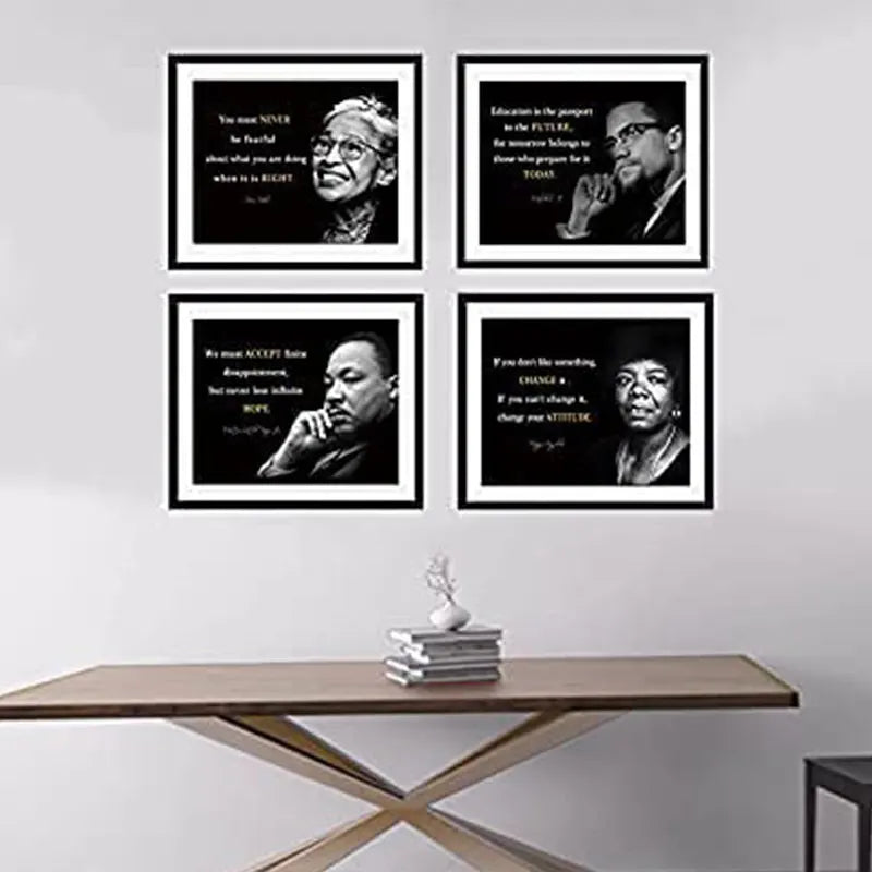 Martin Luther King Canvas Painting Inspirational Quotes Posters