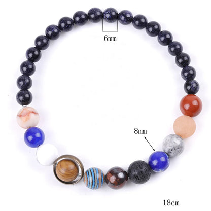 Solar System Bracelet Eight Planets Sky Bracelet