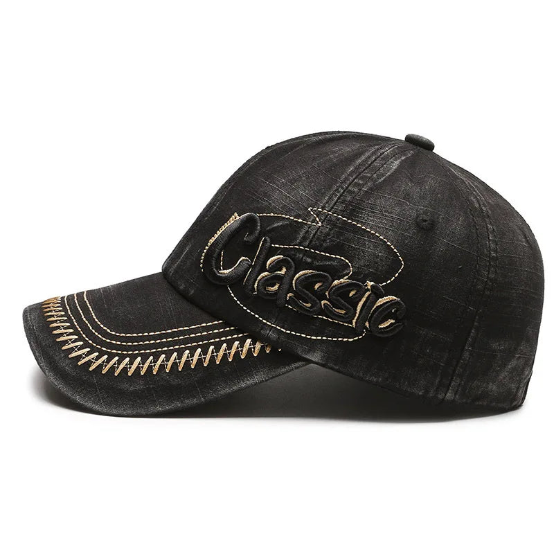 Black Vintage Denim Hat