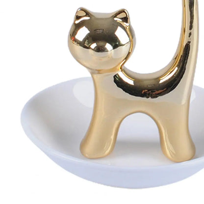 Cats Design Jewelry Dish