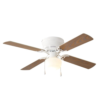 42" Metal Indoor Ceiling Fan with Light