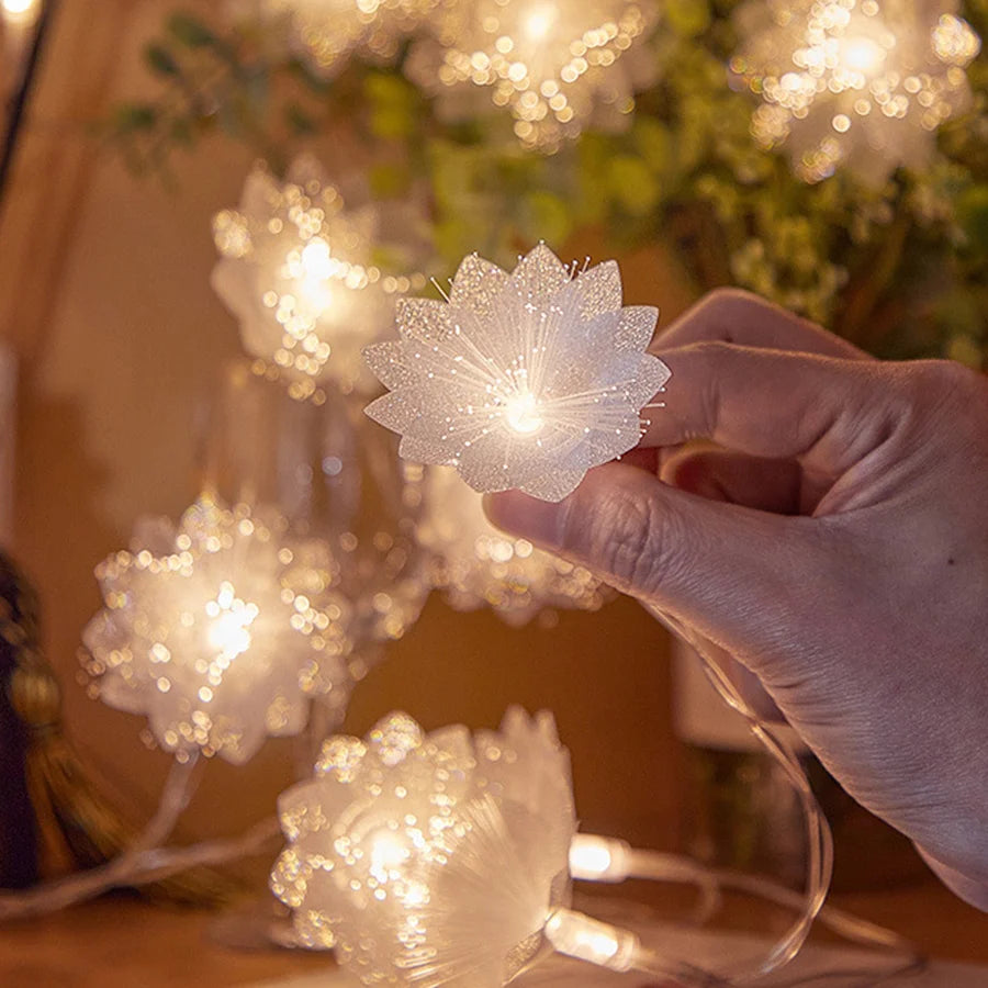 GlowVista™ - Fairy Light Artificial Flowers Decor