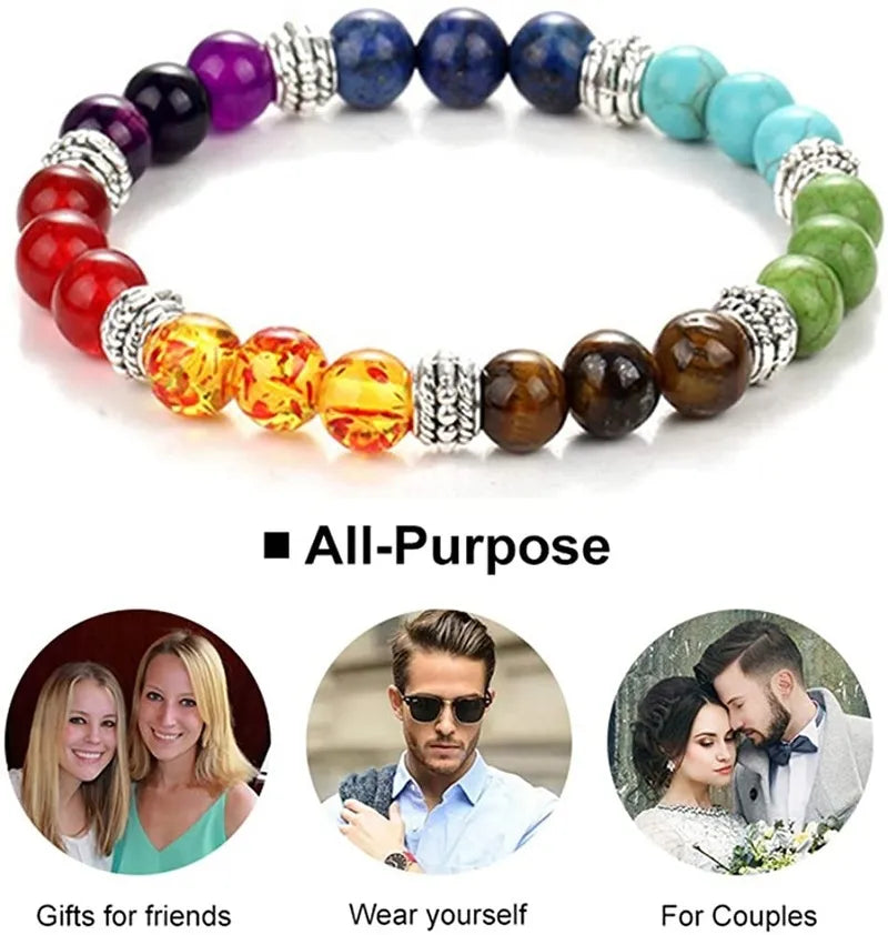 Classic 7 Chakra Beads Bracelet