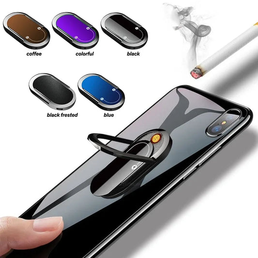 Cigarette Lighter Can Be Used As A Mobile Phone Holder USB Charging Lighter Multi-functional Cigarette Lighter