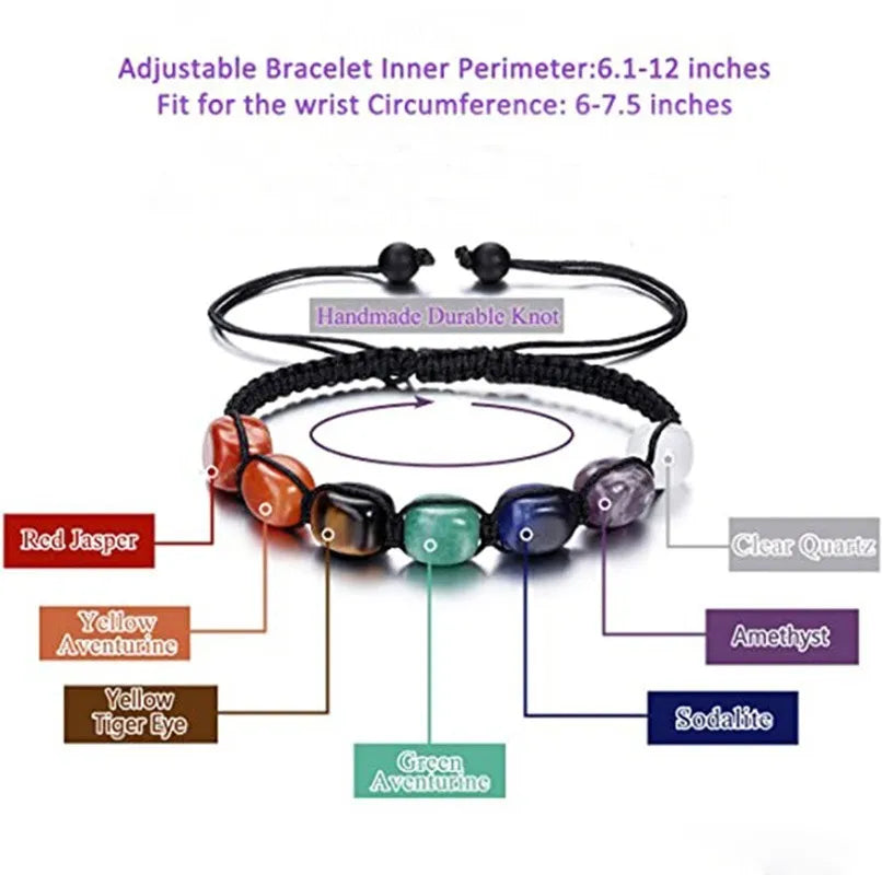 Classic 7 Chakra Beads Bracelet