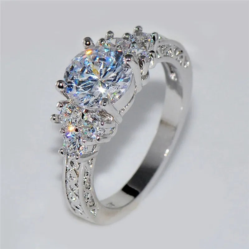 Exquisite Silver Color Rings for Women