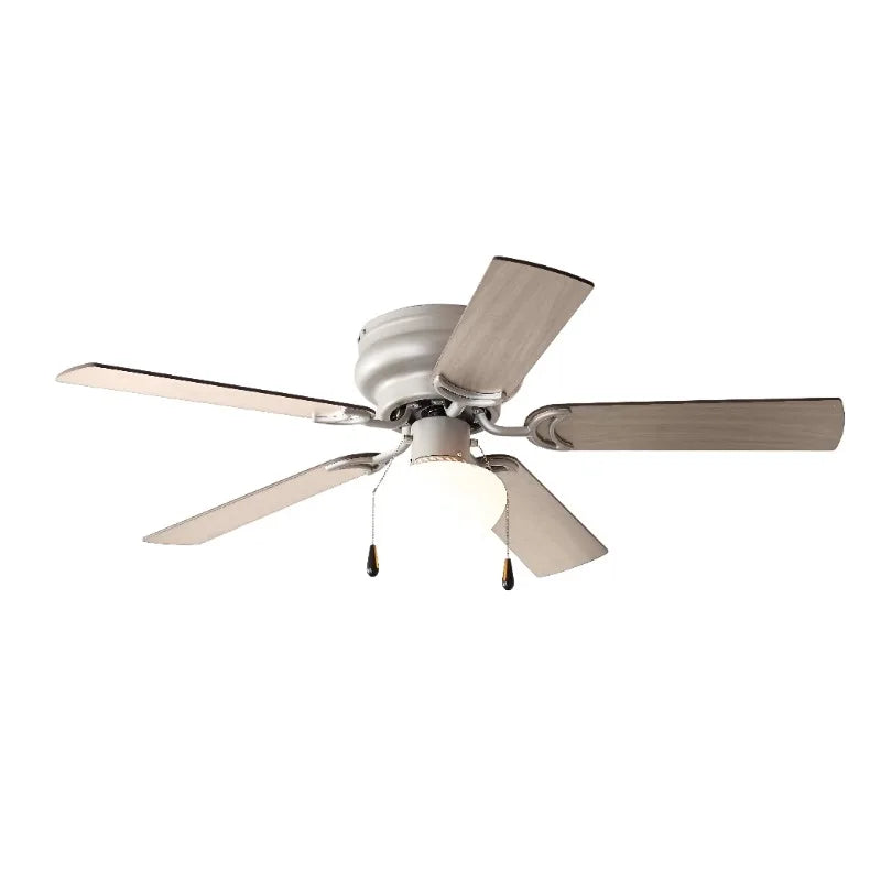 44 inch Hugger Indoor Ceiling Fan with Light Kit