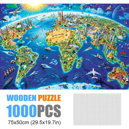 1000 Pieces Wooden Puzzles Jigsaw Puzzle™