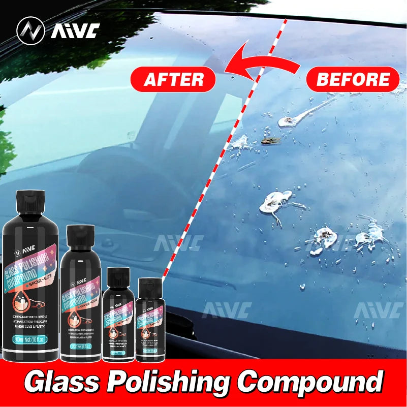 Car Windshield Water Spots Stain Removal